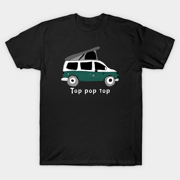 Top pop top T-Shirt by Suzy Shackleton felt artist & illustrator